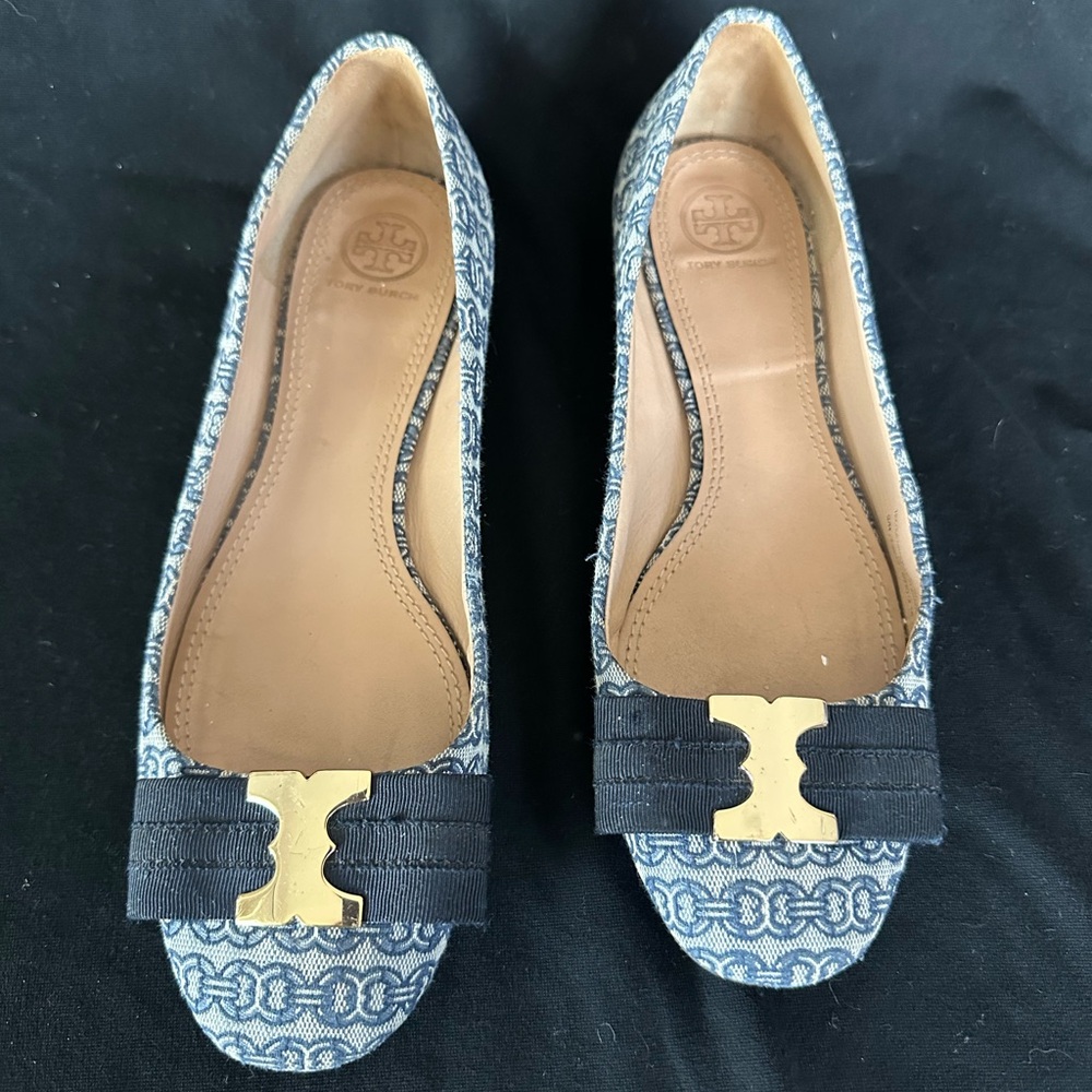 Tory Burch Blue Gemini link  Women's Ballet Flats 8